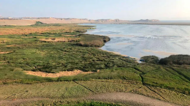 Las albuferas son unas formas de agua que se encuentran cerca al mar