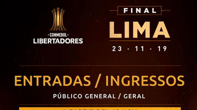 Desde las 9 a.m. la CONMEBOL sacó a la venta nuevas entradas para la única final