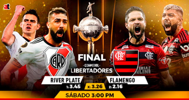 La victoria del Flamengo  paga 2.16, y el empate 3.26