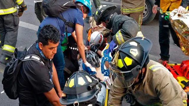 Heridos fueron auxiliados por bomberos y fueron trasladados al Hospital Regional
