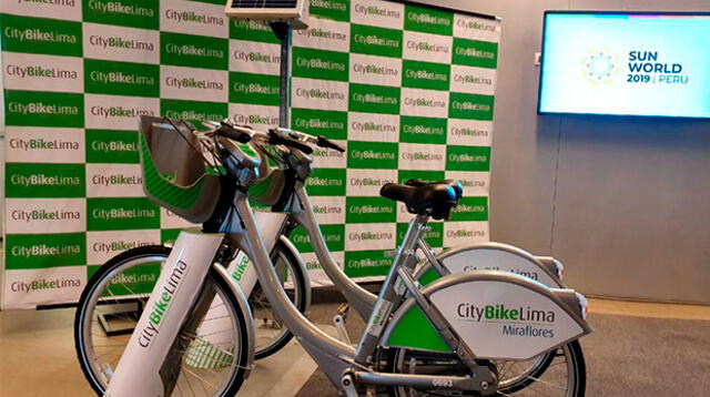 CityBike Lima es el primer servicio público de bicicletas del país que ya se encuentra funcionando en el distrito de Miraflores