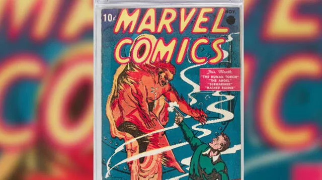 Subastan primera copia de 'Marvel Cómics' a más de 1 millón de dólares 