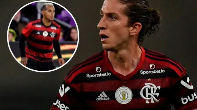 Filipe Luis reemplazó a Miguel Trauco en Flamengo