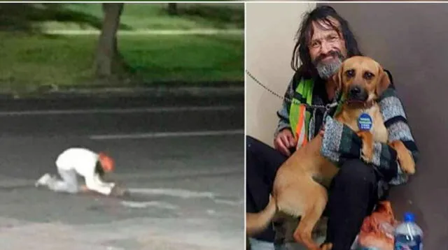  Indigente había sido protagonista de un tierno reencuentro con su perrito anteriormente