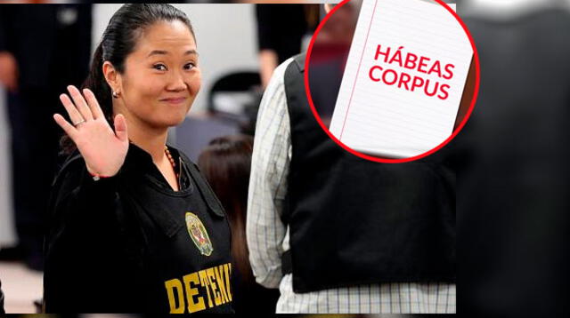Habeas corpus logra libertad de Keiko Fujimori