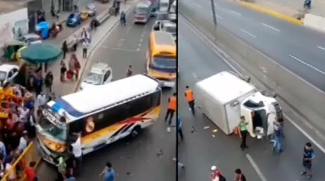 Accidente se registró al frente de conocida universidad 