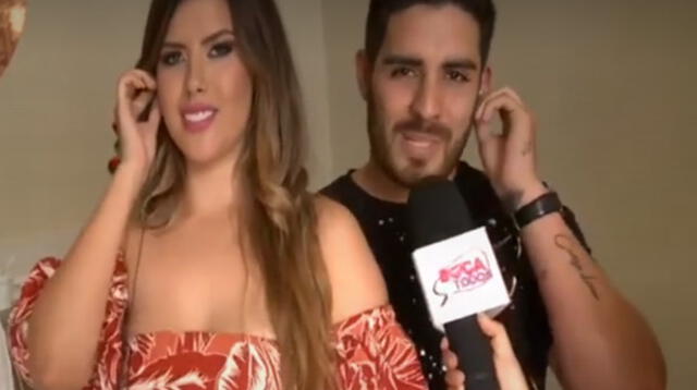 Antonella presentó a galán en televisión