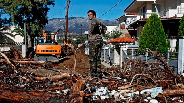 Grecia: Tormenta Gyrionis deja 3 muertos y graves daños de millones de euros