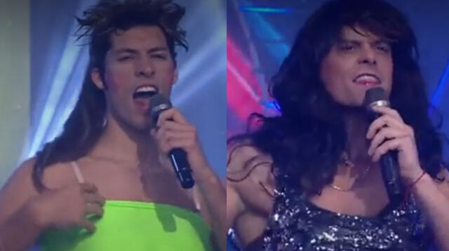 Patroci Parodi venció a Ignacio Baladán, quien se disfrazó de Daniela Darcourt Patroci Parodi venció a Ignacio Baladán, quien se disfrazó de Daniela Darcourt