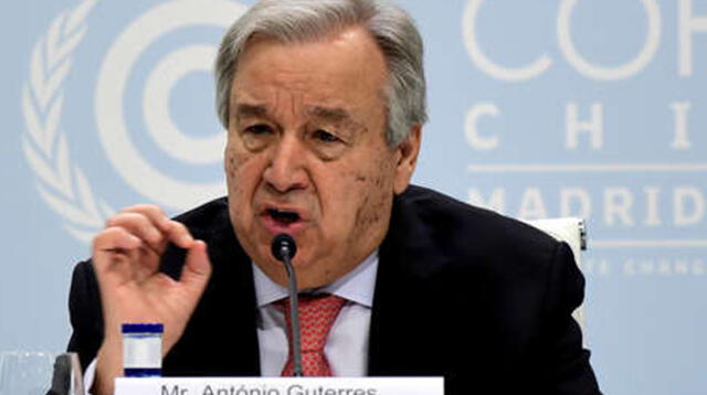 Guterres vislumbra un panorama sombrío para la humanidad Guterres vislumbra un panorama sombrío para la humanidad