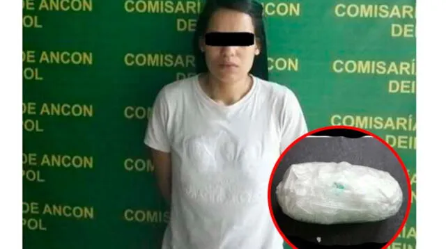 Venezolana llevaba drogas en un paquete envuelto en toallas higiénicas