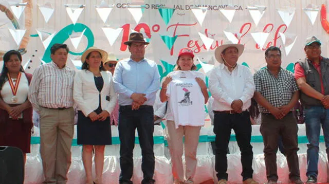 En el festival también se encontraron productos de la región como quinua, aguaymanto, quesos y mantequilla