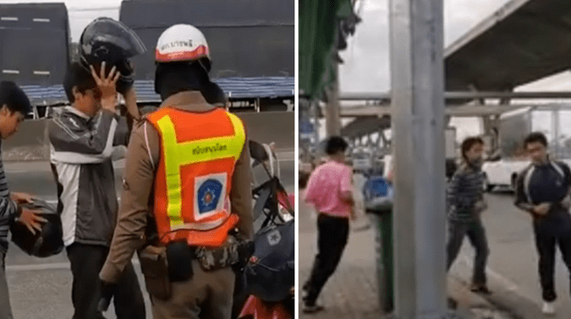 Jóvenes circulaban por las calles sin casco de protección y exponiéndose a posibles accidentes