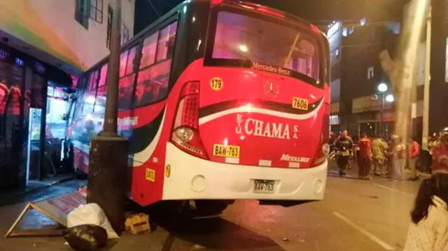 El conductor de la unidad de transporte Chama habría provocado el accidente