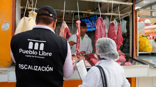 Personal de la Municipalidad de Pueblo Libre fiscalizó puestos en mercados