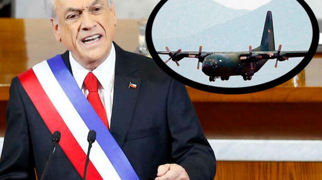 Sebastián Piñera se pronunció a través de Twitter sobre la desaparición del avión Hércules 