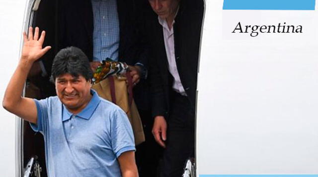 Evo Morales llegó a Argentina el 12 de diciembre 