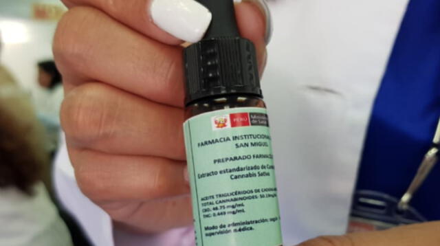 Aceite de cannabis solo será vendido en farmacia de San Miguel 