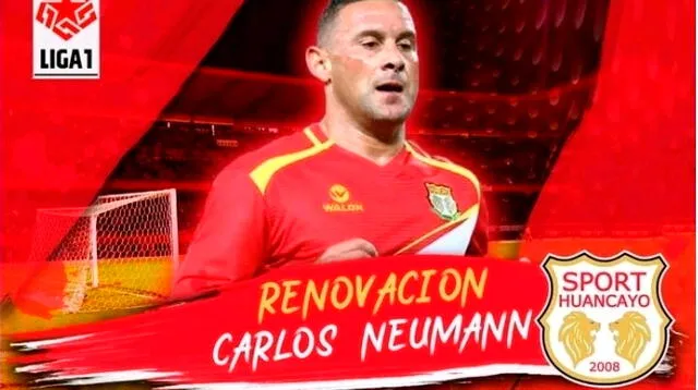 El goleador Carlos Neumann renovó con Sport Huancayo todo el 2020