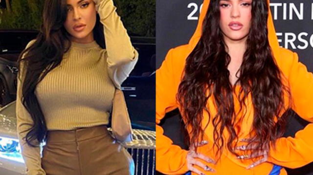 Kylie Jenner y Rosalía se tomaron unas 'mimosas' y lo publicaron en sus cuentas de Instagram