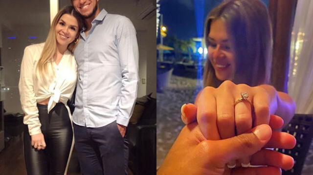 Luis Abram pide matrimonio a novia Celeste Casanova