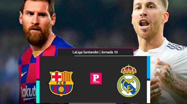 Barcelona vs. Real Madrid: el ganador se quedará con la punta del fútbol español