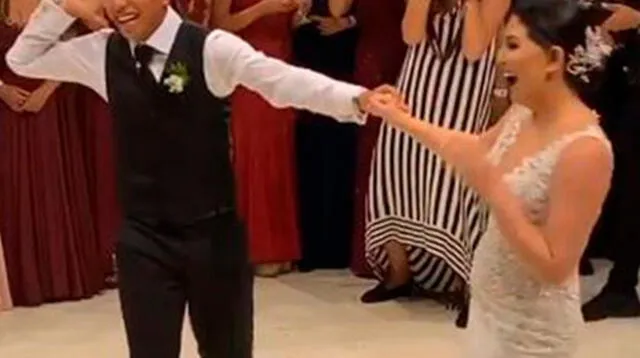 Edison Flores y Ana Siucho tuvieron su primer baile al ritmo de la salsa