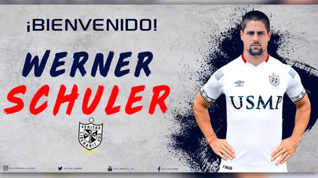 Werner Schuler defenderá los colores de la Universidad San Martín