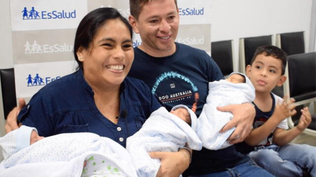 Recien nacidos en hospital de de EsSalud pasarán su primera navidad en casa junto a su familia