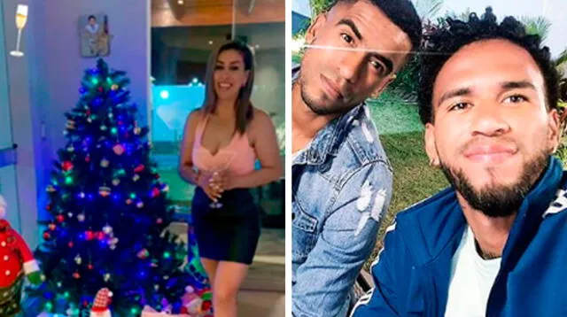 Pedro Gallese y su esposa Claudia Díaz disfrutaron de la Navidad junto a sus seres queridos