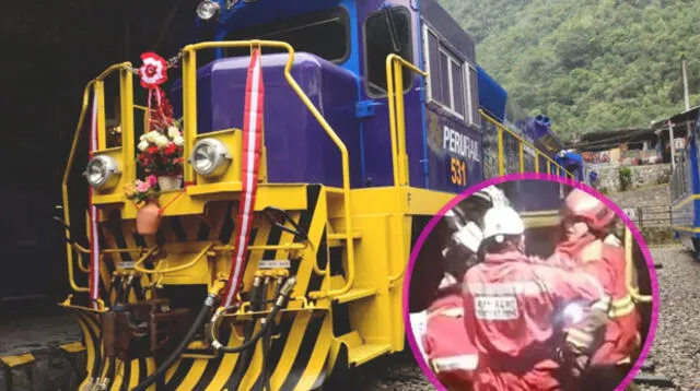 Taxi quedo destruído tras ser arrollado por un tren en Cusco [VIDEO]