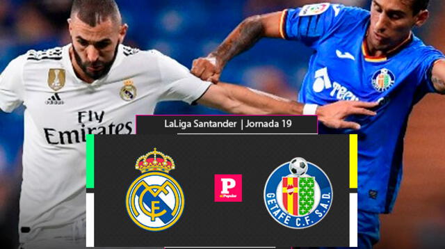 Real Madrid vs. Getafe EN VIVO: Sigue el partido de LaLiga por El Popular