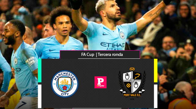 Manchester City vs. Port Vale EN VIVO: Sigue la transmisión del partido aquí