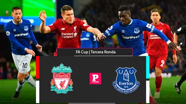 Liverpool vs. Everton EN VIVO: Sigue la transmisión del clásico por FA Cup