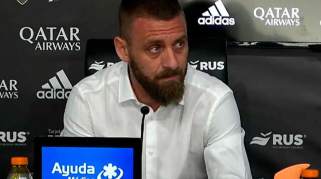 Daniele de Rossi le dice adiós al fútbol. Repasa la última conferencia del "Tano" como jugador 