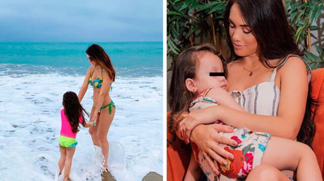 Jazmín Pinedo tiene emotivo reencuentro con su hija tras llegar de Uruguay