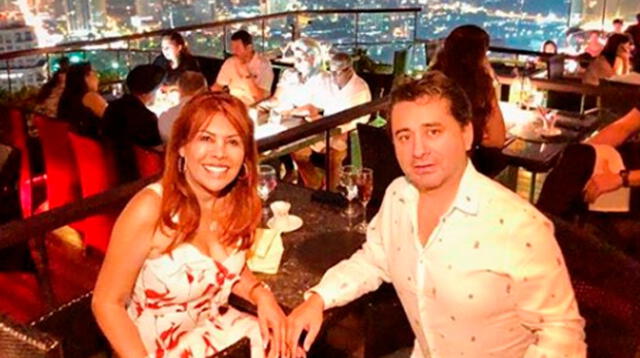 Magaly Medina y su esposo Alfredo Zambrano viene celebrando 9 años juntos