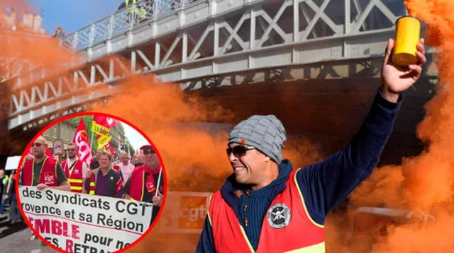 Enfermeras, docentes y abogados se unen a las protestas por las pensiones en Francia