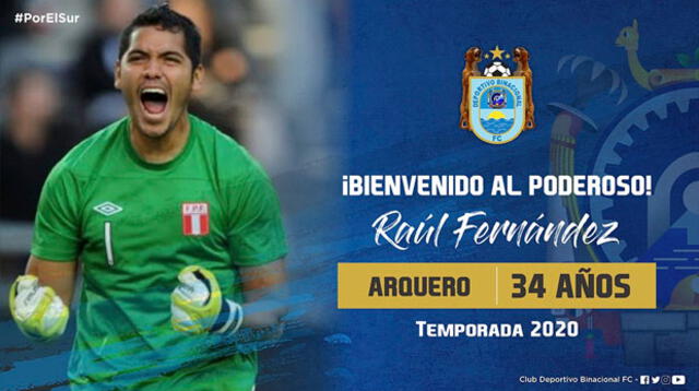 Raúl Fernández volverá a disputar un torneo internacional