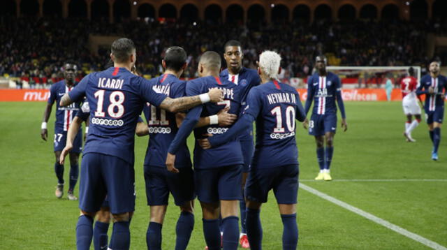 PSG y Mónaco disputaron un intenso partido en el Estadio Luis II | Foto: Paris Saint-Germain