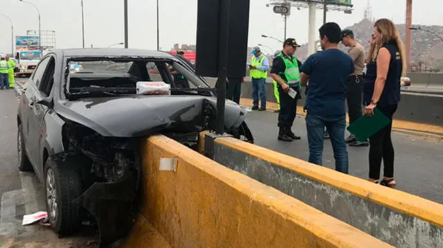 Choque de auto con muro fue letal