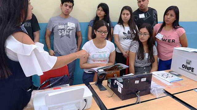 Miembros de mesa podrán capacitarse de manera virtual 