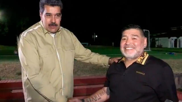 Nicolás Maduro y Diego Armando Maradona se juntaron en Venezuela