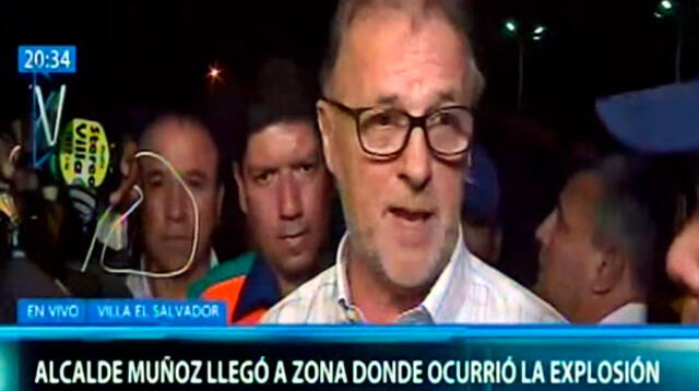 Jorge Muñoz sobre incendio en VES: “Camión cisterna tenía problemas serios”