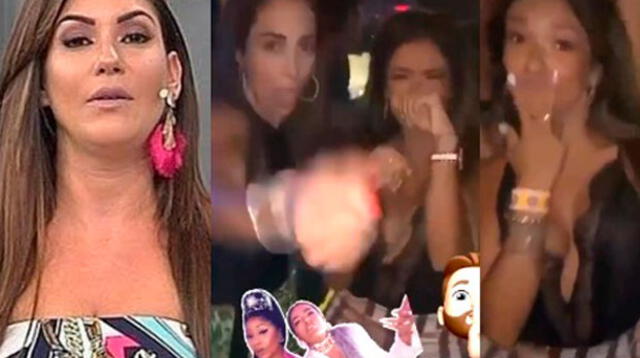 Shirley Arica y Olinda Castañeda se divierten y recuerdan a Tilsa Lozano con beso vengador 