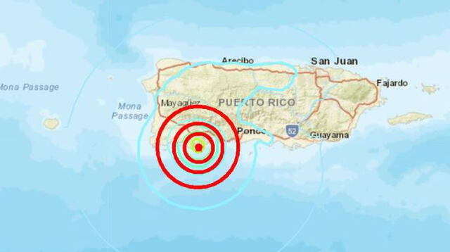 Se han registrado ocho sismos hasta las 4:20 de la tarde durante el día en Puerto Rico