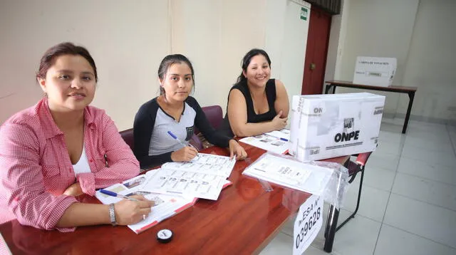 A los miembros de mesa se les entregarán certificados para justificar su día no laborable ante sus centros de trabajo  