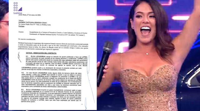 La nueva conductora de "Esto es Guerra" habría negociado con América Televisión sin comunicarle a Latina, pese a que su contrato la obligaba