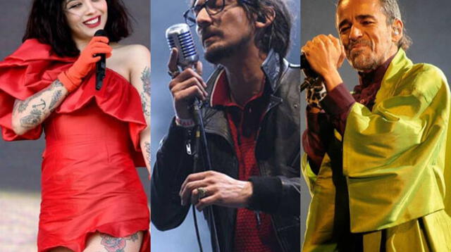 Mon Laferte, Rubén Albarrán, León Larregui y los Babasónicos juntos en concierto de Soda Stereo.