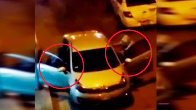 Dos delincuentes intentan bajar al taxista